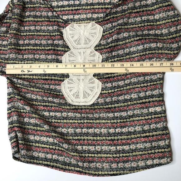 H.I.P Floral Made In USA Polyester Top Size Small‎ - Picture 8 of 10